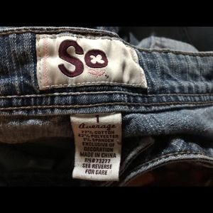 So skinny jeans, size 1 average